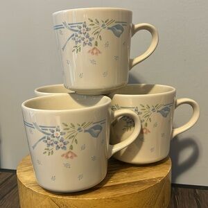 4 Corning Symphony Tea Cups